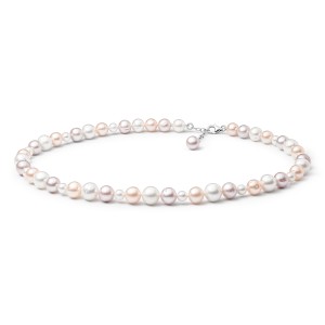 Colier perle naturale multicolore si argint 50 cm DiAmanti 202-45M-G (Argint 925‰ 1,8 g.)